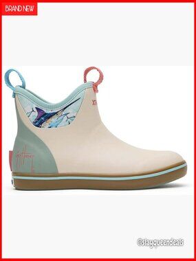 Waterproof Ankle Deck Boots Slip Resistant Work Boots Size 10